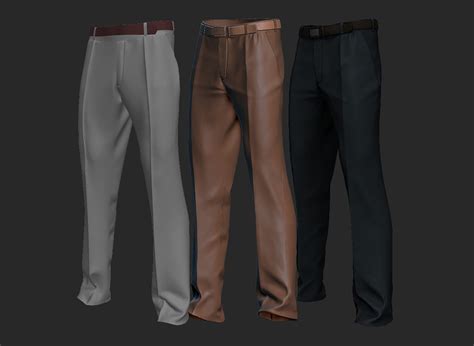 3d Pants Marvelous Designer Video Turbosquid 1691651