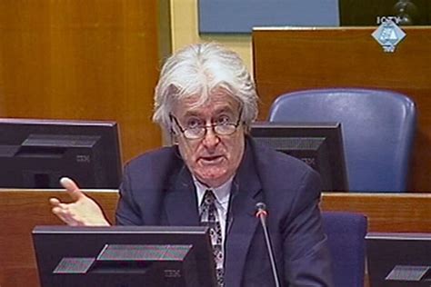 Radovan Karadzic denies genocide charges at war crimes tribunal ...