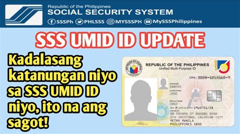 Sss Umid Id Update Kadalasang Katanungan Niyo Sa Sss Umid Niyo