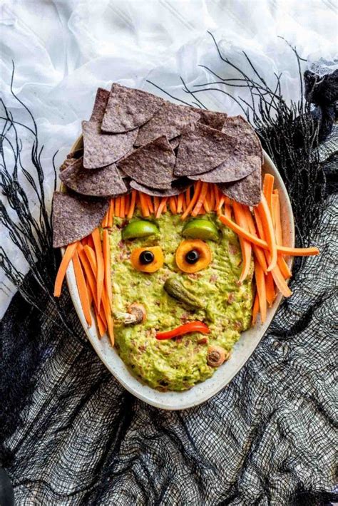 Guacamole Appetizer For Halloween Recipe For Guacamole Spiderweb And