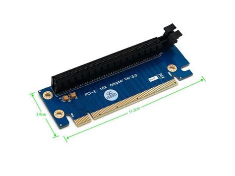 Pci Express 16x Riser Card Pcie Graphics Card Pci E Steering Card 90 Degrees Right Angle Riser