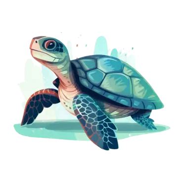 Ocean Day Blue Cartoon Sea Turtle, Ocean Day, Sea turtle, Ocean PNG Transparent Image and ...