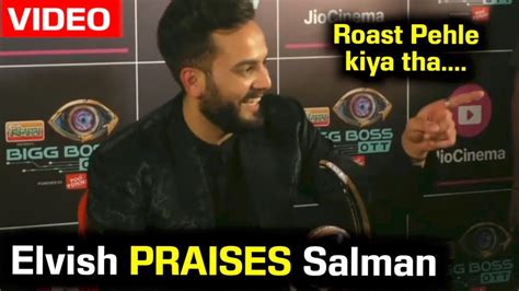 Elvish Yadav Talks On Salman Khan Roast Video Elvish Exclusive