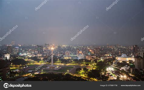 Jakarta Indonesia July 2023 Urban Skyline Night Hdr Image – Stock ...