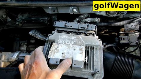 Vw Golf Engine Ecu Removal Youtube