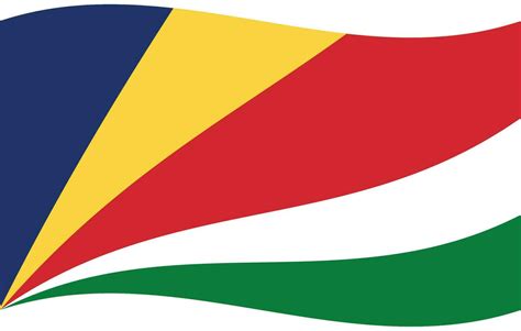 Seychelles flag wave. Seychelles flag. Flag of Seychelles 27477769 Vector Art at Vecteezy