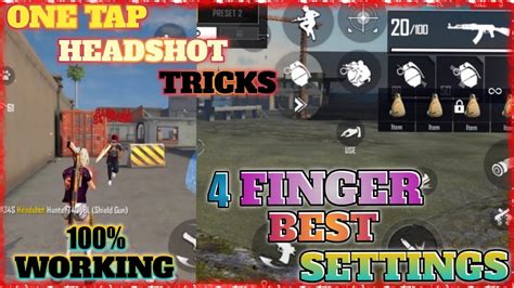 Best Custom Hud Settings In Free Fire Finger Claw One Tap Headshot