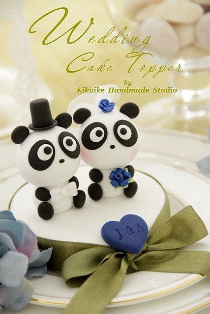 Wedding Cake Topper Love Panda Wedding Cake Toppers Wedding Cakes