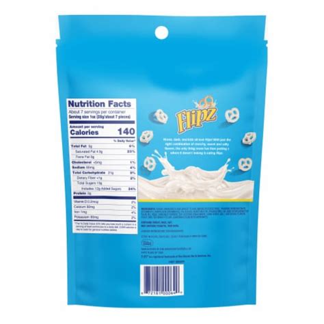 Flipz White Fudge Covered Pretzels Oz Smiths Food And Drug