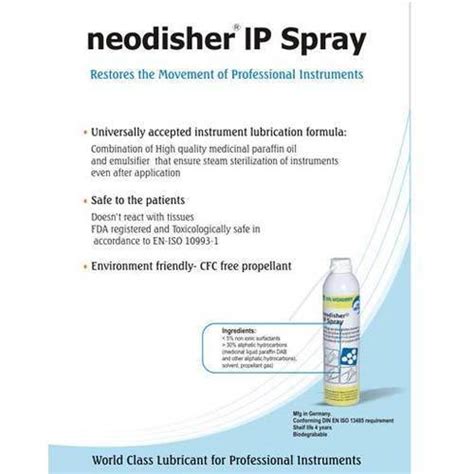 neodisher IP Spray - Medilever Medikal & Medikal Market