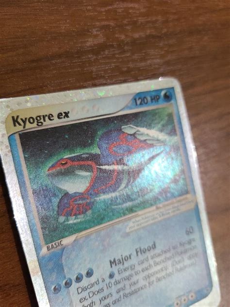 Kyogre Ex 001 Black Star Promo On Carousell