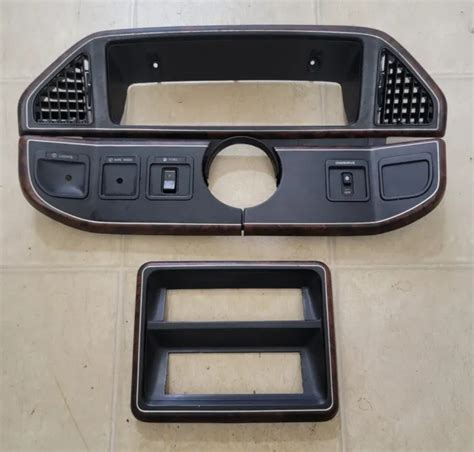 FORD F150 F250 F350 Bronco Dash Speedometer Cluster Radio Bezel