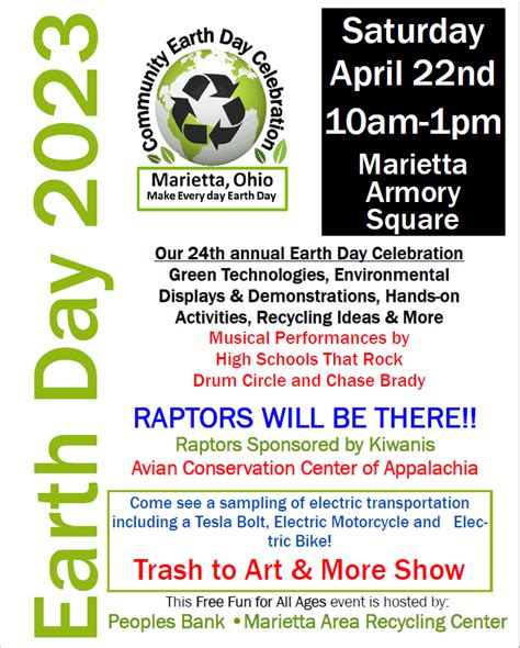 Marietta Earth Day Celebration Washington County CVB