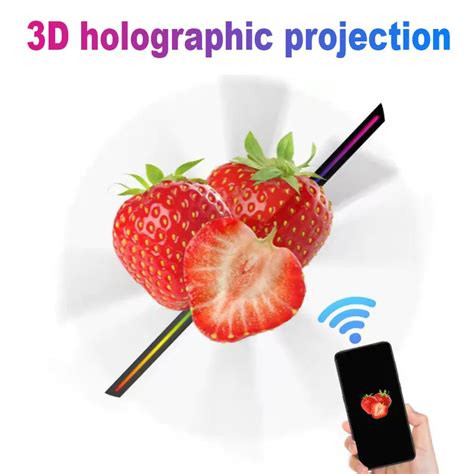 Proyector De Ventilador De Holograma 3D HD SD Se Al LED Reproductor