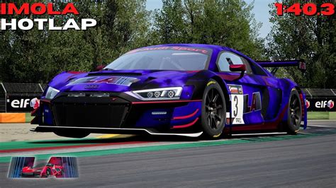 Audi R8 LMS EVO Ll Hotlap Setup Imola 1 40 355 Assetto Corsa