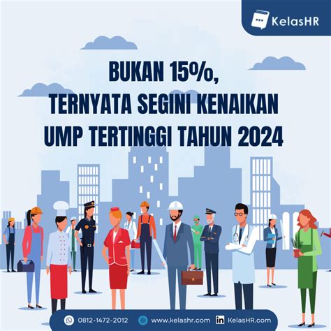 Bukan 15 Ternyata Segini Kenaikan UMP Tertinggi Tahun 2024 Kelas HR