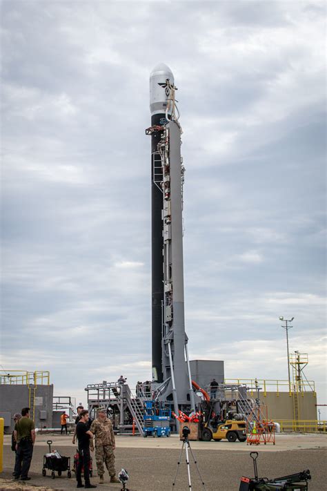 Photos: Firefly’s second Alpha rocket raised on launch pad - Space News ...