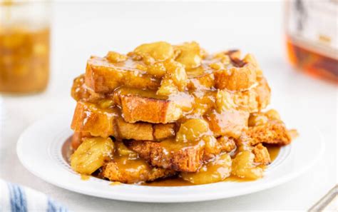 Bananas Foster French Toast - The Stay At Home Chef