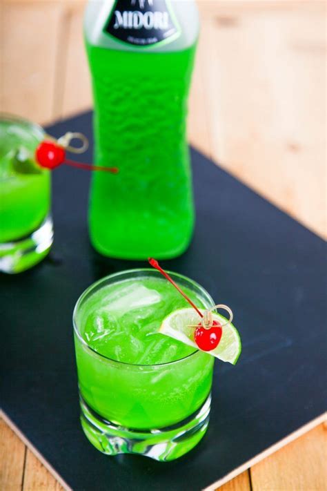 How To Make A Midori Sour Midori Sour Midori Sour Recipe Sour Cocktail