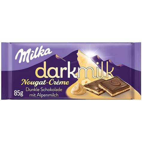 Milka Dark Milk Nougat Cr Me X G I Zartherbe Alpenmilch Schokolade I