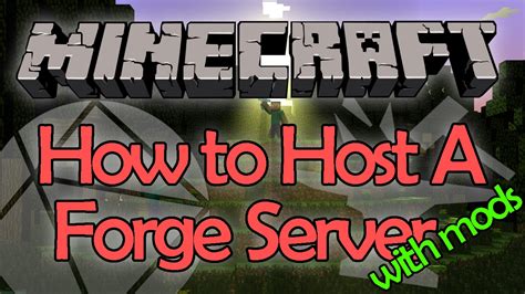 How To Host A Minecraft Forge Server With Mods 1 11 2 YouTube