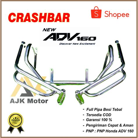 Jual Crashbar Adv Tubular Crashbar Honda Adv Pnp Kuat