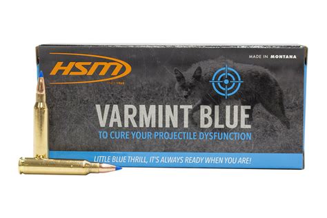 Hsm 223 Rem 55 Gr Sierra BlitzKing Varmint Blue 20 Box Vance Outdoors