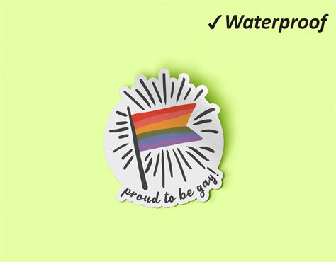 Proud To Be Gay Sticker Pack Pride Stickers Pegatinas Decorativas Etiquetas De Pegatinas