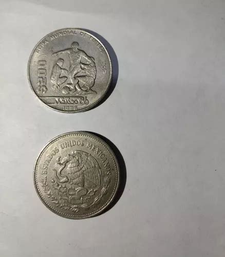 Moneda Antiguo Pesos Copa Mundial De Futbol F En Venta En