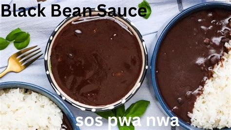 How To Make The Tastiest Black Bean Sauce Haitian Sos Pwa Nwa Youtube