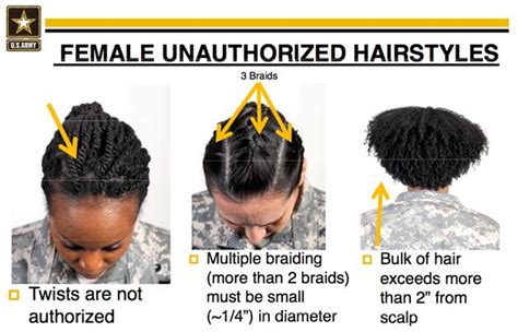 Army Hairstyles For Women