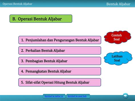 Penjumlahan Dan Pengurangan Bentuk Aljabar Pptx