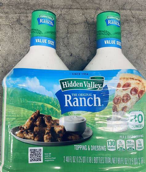 Hidden Valley The Original Ranch Dressing Gluten Free Homestyle 40 Oz 2 Pack