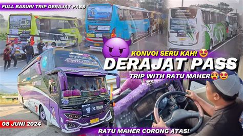 VIRAL NAIK BUS ARTIS CORONG ATAS RATU MAHER FULL TELOLET BASURI