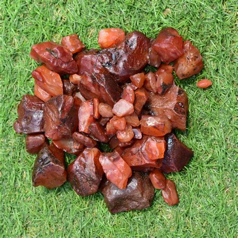 Carnelian Raw Rough Stone Natural Healing Crystal Jewelry Etsy