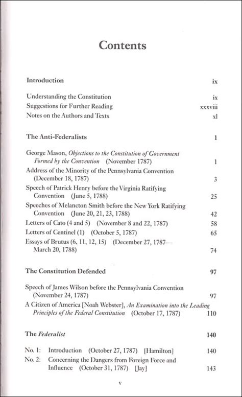 Essential Federalist and Anti-Federalist Papers | Focus Publishing ...