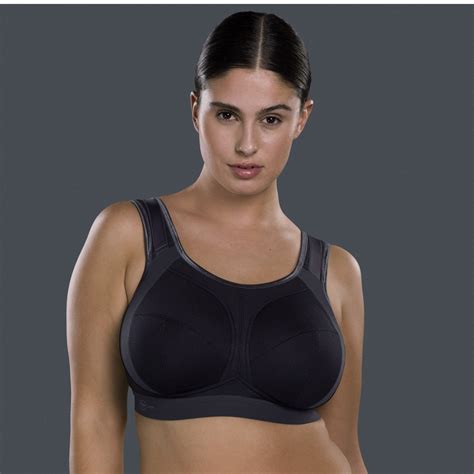 Soutien Gorge Sport Anita Active Extreme Control Plus Noir Anthracite