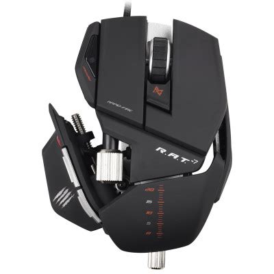 Mad Cats Rat 7 Adjustable 6400Dpi Gaming Mouse | Falcon Computers