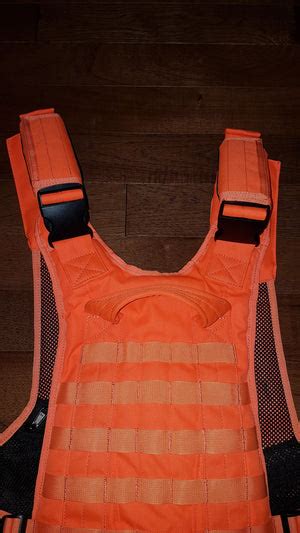 Tactical Blaze Orange Molle Vest Canada Hunt Gear