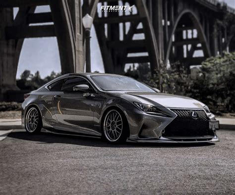 2016 Lexus Rc350 F Sport With 19x8 5 Ssr Professor Ms1 And Yokohama 225x40 On Lowering Springs