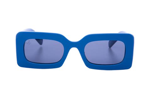 Blue Rectangle Frames With Smoke Lens Jeepers Peepers