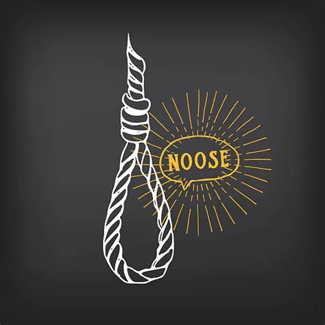 Drawing Of The Hangmans Noose Illustrations Royalty Free Vector