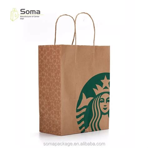 Wholesale Top Quality Reusable Custom Logo Printing Kraft Paper Bag