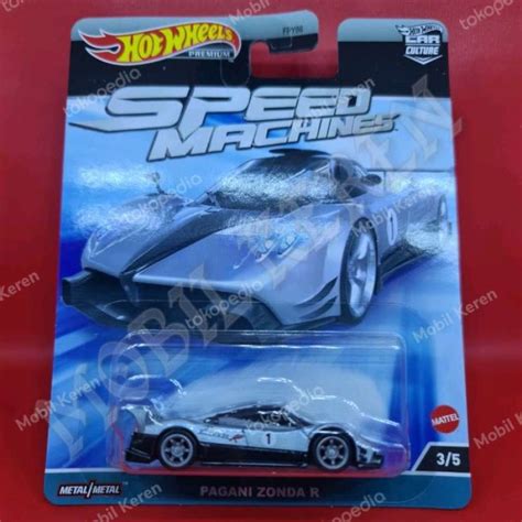 Promo Hot Wheels Premium Speed Machines Pagani Zonda R Silver Diskon Di Seller Kim Nona Shop