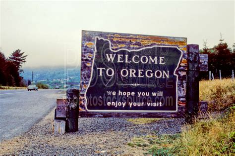 Photo Of Welcome To Oregon By Photo Stock Source Road Brookings