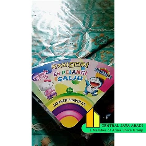 Jual Lembar Kertas Es Salju Viral Bungkus Kertas Es Pelangi