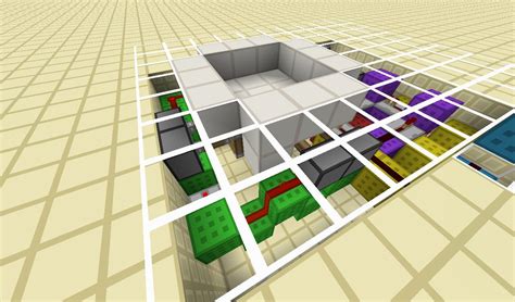 3x3 Spiral Trapdoor Minecraft Map