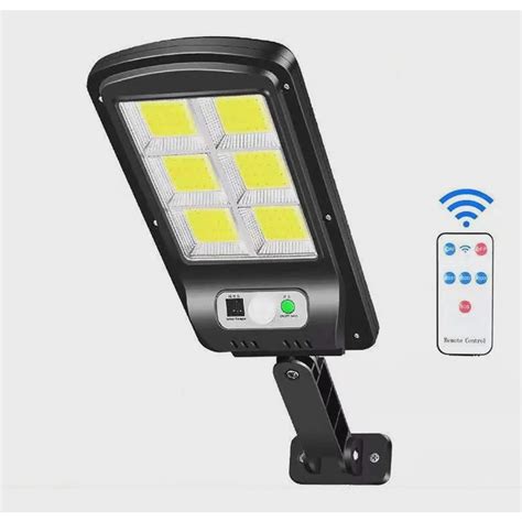 Mini Lumin Ria Led Solar Poste De Rua Parede Sensor Presen A W