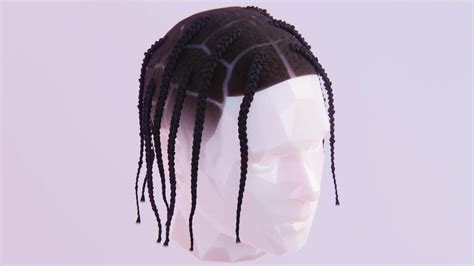 Travis Scott Braids 3d Model By Tikosgames