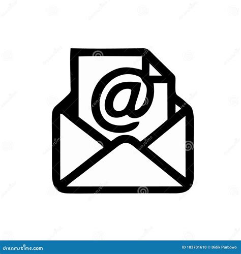 Email Icon Isolated on White Background. Email Icon in Trendy Design ...